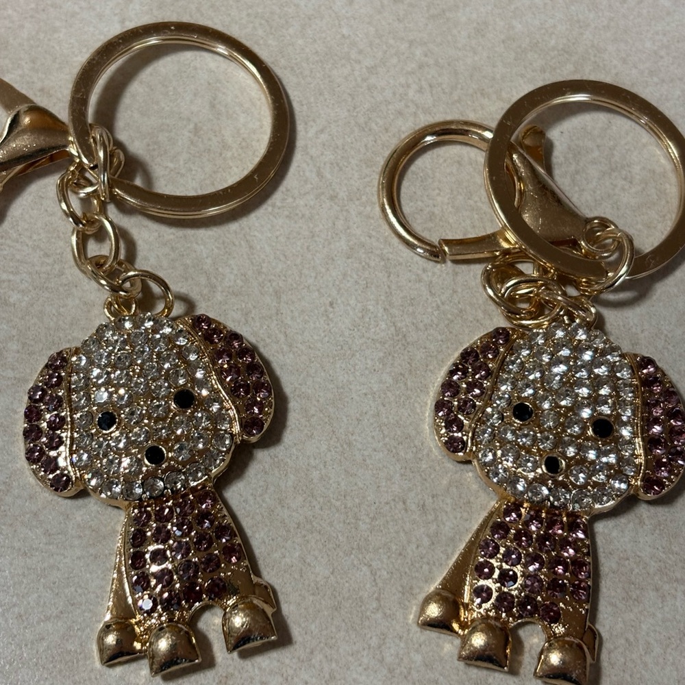 Sparkling Puppy Pendant Necklace - Picture 6 of 6